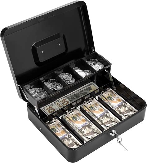 cash box with key metal|metal lockable money boxes.